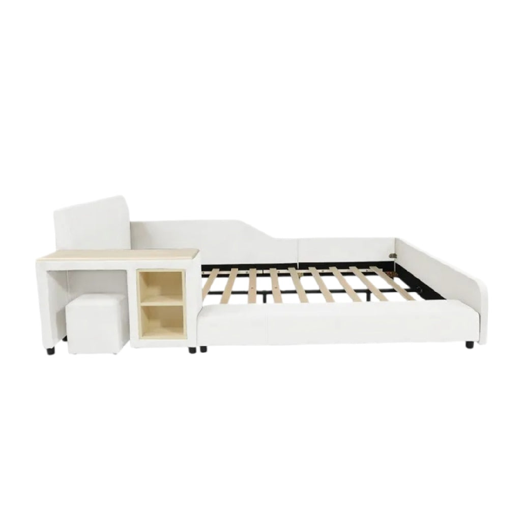 **Canapé-lit moderne avec rangement intégré**